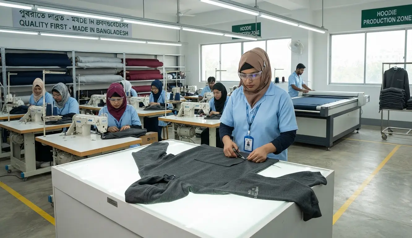 Hoodie & Sweatshirt Manufacturing in Bangladesh